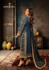 Asim Jofa Chamak Damak Ajcd-01 Embroidered Twisted Silk 3 Pcs