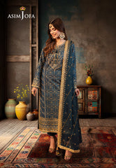 Asim Jofa Chamak Damak Ajcd-01 Embroidered Twisted Silk 3 Pcs