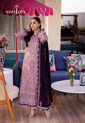 Asim Jofa Designers Limited Edition Ajurp-3 Embroidered Lawn 3 Pcs