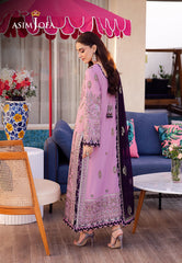 Asim Jofa Designers Limited Edition Ajurp-3 Embroidered Lawn 3 Pcs