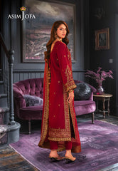 Asim Jofa Designers Limited Edition Ajkkd-19 Embroidered Stitched 3 Pcs