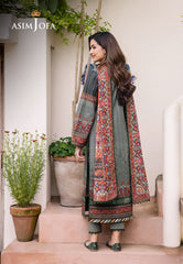 Asim Jofa Prints 2 Ajbu-12 Printed Lawn 3 Pcs