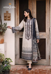 Asim Jofa Designers Limited Edition Ajbud-2 Printed Lawn 3 Pcs