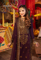 Asim Jofa Chamak Damak Ajcd-23 Embroidered Twisted Silk 3 Pcs