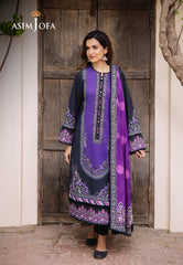 Asim Jofa Designers Limited Edition Ajbud-15 Printed Lawn 3 Pcs