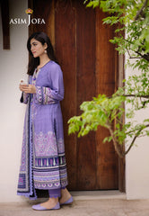 Asim Jofa Prints 2 Ajbu-21 Printed Lawn 3 Pcs