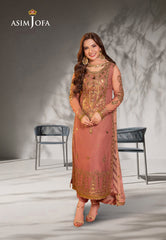 Asim Jofa Designers Limited Edition Ajmjd-25-Xs Embroidered Net 3 Pcs