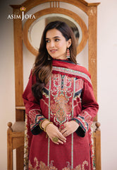 Asim Jofa Prints 2 Ajbu-20 Printed Lawn 3 Pcs