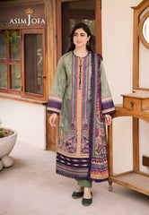Asim Jofa Designers Limited Edition Ajbud-13 Printed Lawn 3 Pcs