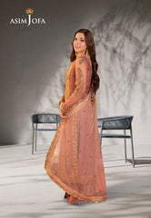 Asim Jofa Designers Limited Edition Ajmjd-25-Xs Embroidered Net 3 Pcs