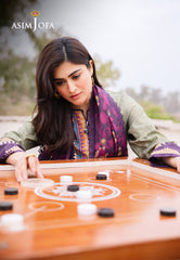 Asim Jofa Prints 2 Ajbu-13 Printed Lawn 3 Pcs