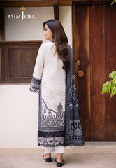 Asim Jofa Prints 2 Ajbu-17 Printed Lawn 3 Pcs