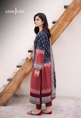Asim Jofa Prints 2 Ajbu-05 Printed Lawn 3 Pcs