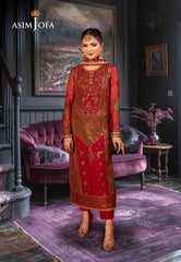 Asim Jofa Chamak Damak Ajcd-13 Embroidered Chiffon 3 Pcs