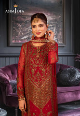 Asim Jofa Chamak Damak Ajcd-13 Embroidered Chiffon 3 Pcs