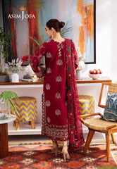 Asim Jofa Uraan Ajur-04 Embroidered Lawn 3 Pcs