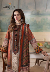 Asim Jofa Rania Spring Summer Ajnr-04 Embroidered Cambric 3 Pcs