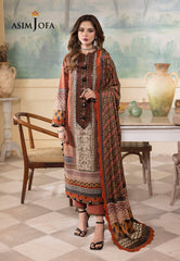 Asim Jofa Rania Spring Summer Ajnr-04 Embroidered Cambric 3 Pcs