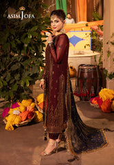 Asim Jofa Chamak Damak Ajcd-20 Embroidered Chiffon 3 Pcs