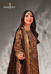 Asim Jofa Chamkeeli Ajkk-30 Embroidered Chiffon 3 Pcs