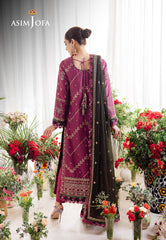 Asim Jofa Uraan Ajur-07 Embroidered Lawn 3 Pcs