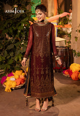 Asim Jofa Chamak Damak Ajcd-20 Embroidered Chiffon 3 Pcs