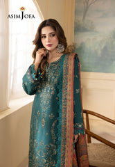 Asim Jofa Rania Spring Summer Ajnr-11 Embroidered Cambric 3 Pcs