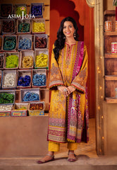 Asim Jofa Prints Elaf Collection Ajel-02 Printed Lawn 3 Pcs