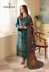 Asim Jofa Rania Spring Summer Ajnr-11 Embroidered Cambric 3 Pcs