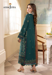 Asim Jofa Rania Spring Summer Ajnr-11 Embroidered Cambric 3 Pcs