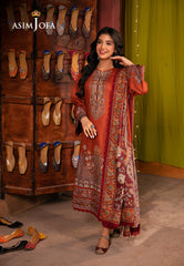 Asim Jofa Prints Elaf Collection Ajel-15 Printed Lawn 3 Pcs