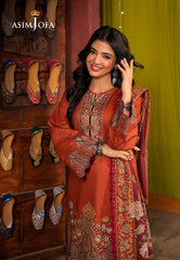 Asim Jofa Prints Elaf Collection Ajel-15 Printed Lawn 3 Pcs