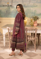 Asim Jofa Rania Spring Summer Ajnr-01 Printed Cambric 3 Pcs