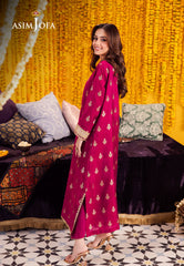 Asim Jofa Floral Pattern Pret Ajfp-09 Stitching Pattern Zari Jacquard 2Pc