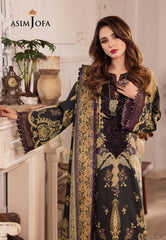 Asim Jofa Rania Spring Summer Ajnr-09 Embroidered Cambric 3 Pcs
