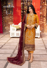 Asim Jofa Chamak Damak Ajcd-30 Embroidered Chiffon 3 Pcs