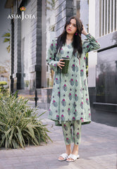 Asim Jofa Essential Pret Drop 2 Ajpb-35 Printed Dobby 2 Pcs