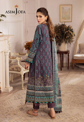 Asim Jofa Rania Spring Summer Ajnr-08 Embroidered Cambric 3 Pcs