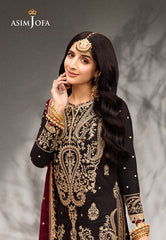Asim Jofa Chamak Damak Ajcd-03 Embroidered Twisted Silk 3 Pcs