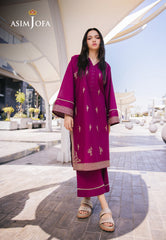 Asim Jofa Essential Pret Drop 2 Ajpb-36 Embroidered Lawn 2 Pcs