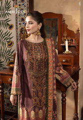 Asim Jofa Rania Spring Summer Ajnr-07 Printed Cambric 3 Pcs