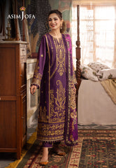 Asim Jofa Rania Spring Summer Ajnr-12 Embroidered Cambric 3 Pcs