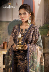 Asim Jofa Rania Spring Summer Ajnr-03 Embroidered Cambric 3 Pcs