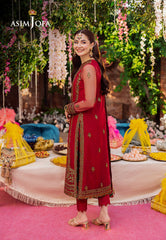 Asim Jofa Designers Limited Edition Ajmjd-13 Embroidered Stitched 3 Pcs