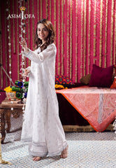 Asim Jofa Floral Pattern Pret Ajfp-11 Embroidered Zari Jacquard 2Pc