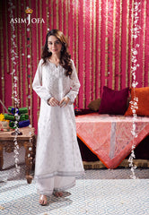 Asim Jofa Floral Pattern Pret Ajfp-11 Embroidered Zari Jacquard 2Pc