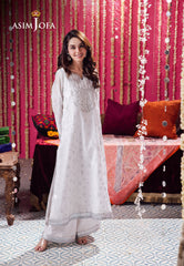 Asim Jofa Floral Pattern Pret Ajfp-11 Embroidered Zari Jacquard 2Pc