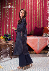 Asim Jofa Floral Pattern Pret Ajfp-04 Zari Jacquard 2Pc