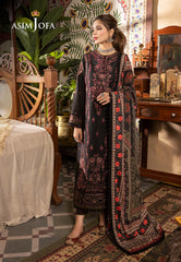 Asim Jofa Rania Spring Summer Ajnr-10 Embroidered Cambric 3 Pcs