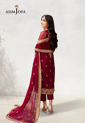 Asim Jofa Chamak Damak Ajcd-05 Embroidered Chiffon 3 Pcs